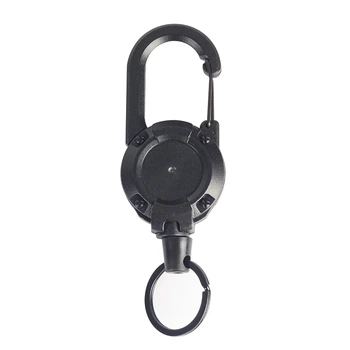 Ретрактор з висувним тросом 60 см Black