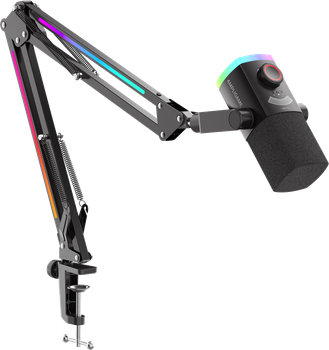 Мікрофон динамічний Fifine USB/XLR Black AM8PROT (4820216978872)