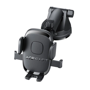 Тримач для телефону автотримач ACEFAST D57 one-key lock car holder for dashboard Black (6974316284727)
