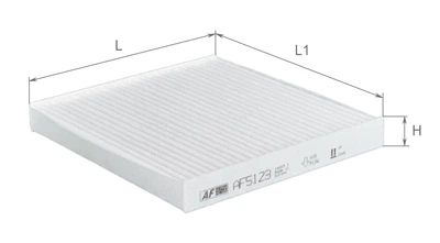 Фільтр салону Alpha Filter MAZDA 2 02-; 6 02- (AF5123)