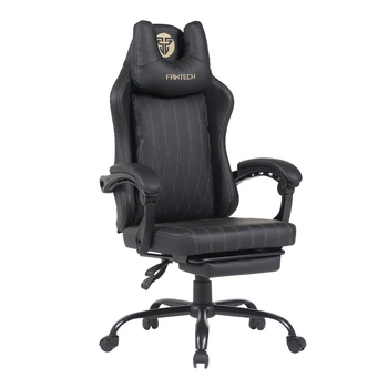 Игровое кресло Fantech GC193 спинка регулируется до 130 градусов, механизм наклона (tilting mechanism) с двумя рычагами Black