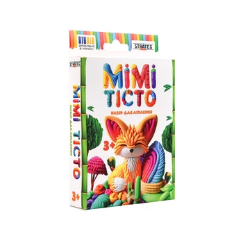 Набор для лепки Strateg MIMI ТЕСТО Лисичка 31057 Разноцветный shop (4823113893613)
