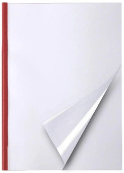Термообложка пластиковая Peleman Plus Flex, A4, 220, бордовая (000014489)