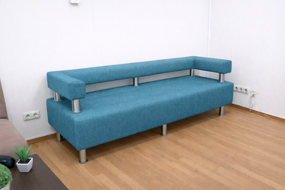 Диван офісний BNB IRIS 160 см блакитний аляска 86