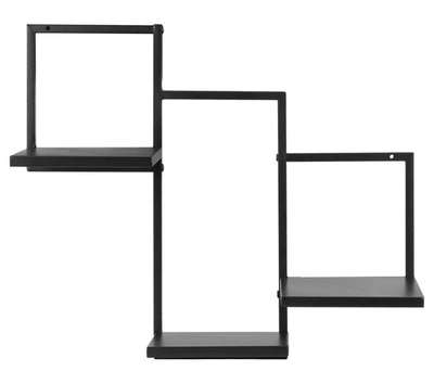 Настінна полиця SPRINGOS HF0055 потрійна Чорна (5908455306812)