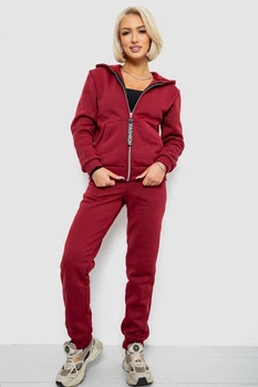 Спортивный костюм AGER S Бордовый 257R86