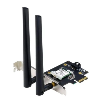 Адаптер Wi-Fi ASUS PCE-AX1800, 2.4G, 5G, Wi-Fi 6, 1201mbps, WPA3, BT5.2 (90IG07A0-MO0B00)