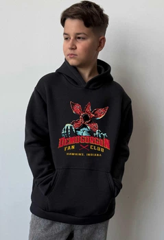 Підліткове тепле худі для хлопчика Спиногриз Stranger Things Demogorgon СПИ- Н025 146 cм Чорний