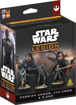 Dodatek do gry planszowej Atomic Mass Games Star Wars Legion 2.0: Cassian Andor, Jyn Erso & K-2SO (edycja międzynarodowa) (841333135003)
