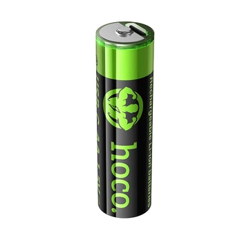 Аккумуляторные батареи HOCO rechargeable lithium battery JA3 860mAh |AA, USB-C| (2PCS) Black