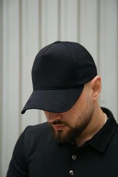 Кепка базовая Intruder MyCap унисекс повседневная универсальная регулируемая чёрная One Size