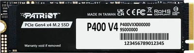 Диск SSD Patriot P400 V4 2TB M.2 NVMe PCIe 4.0 x4 TLC (P400VP2TBM28H)