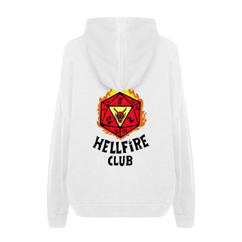 Худі жіноче з принтом ТiШОТКА Hellfire Club Stranger Things 1 XL Білий (1013854066)