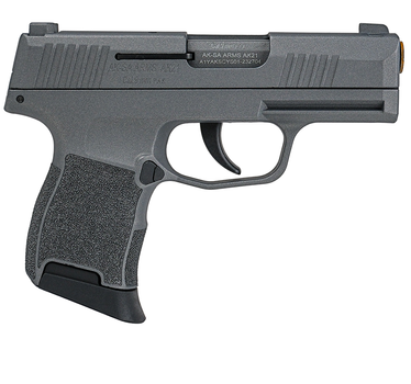 Шумовой сигнальный пистолет Aksa Arms AK21 CC-04 калибр 9 мм PAK (Sig Sauer P365) Grey