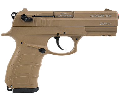 Шумовой сигнальный пистолет Aksa Arms AK15 CC-08 калибр 9 мм PAK (Beretta PX4 Storm) Tan