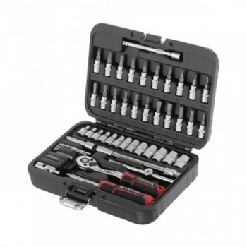 Набор инструментов 46 ед. STORM, 1/4", Сr-V INTERTOOL ET-8046 (17581)