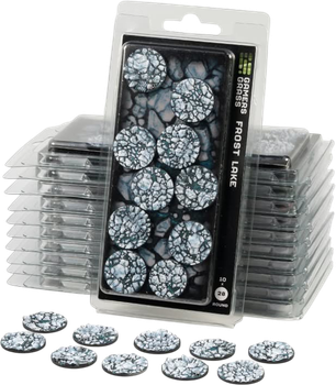 Підставки для фігурок Gamers Grass Frost Lake - Round 28 мм 10 шт. (738956791825)