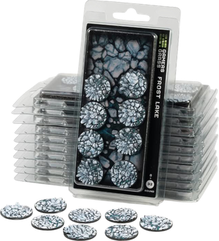 Підставки для фігурок Gamers Grass Frost Lake - Round 32 мм 8 шт. (738956791832)