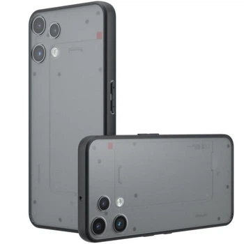 Силиконовый (TPU) чехол Deexe Matte Case для Nothing Phone (3a) Lite - Black