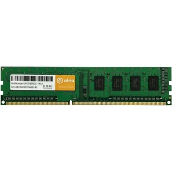 Модуль ATRIA DDR3 4GB 1600 MHz (UAT31600CL11K1/4)