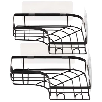 Набір полиць для душу SPRINGOS HA7545 2 шт Чорні (5908455306485)