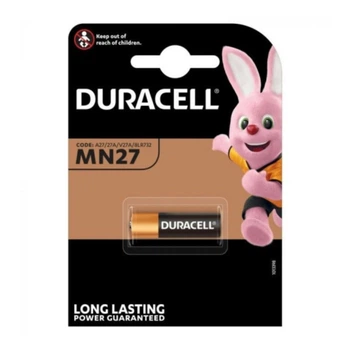 Батарейка Duracell MN27/ A27 12V 1шт (5000394023352)
