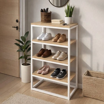 Тумба для взуття металева в стилі Лофт StepLoft Coas-shoes-101