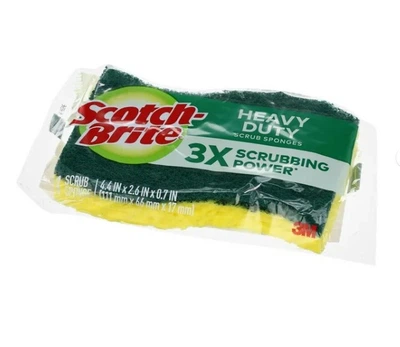 Набор губок для мытья посуды Scotch-Brite Zero Scratch жёлтые 3 шт