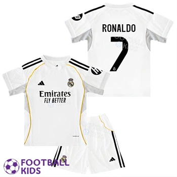 Футбольная форма для детей Real Madrid RONALDO 7 Реал Мадрид 2025-2026 Home 105-115 см (set4404-128671-4)