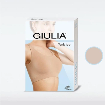 Безшовный топ Giulia Tank Top L/XL Бежевий_Naturale (4823102996301)