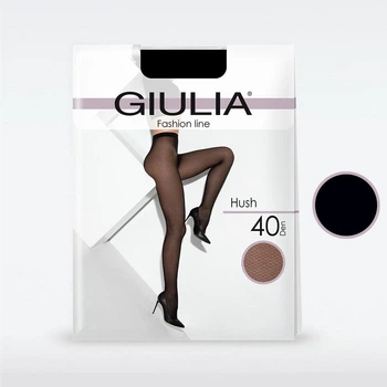Колготки 40 Den женские Giulia Hush 40 (6) 3 р Nero (4823116924680)