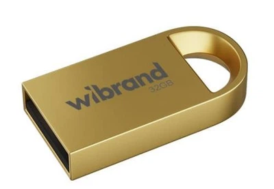 Флеш накопитель USB 32Gb Wibrand Lynx, золотистый, USB 2.0 (WI2.0/LY32M2G)