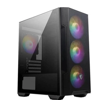 Корпус MSI MAG FORGE M100R, черный, без БП, Micro Tower, для Micro-ATX / Mini-ITX, 1xUSB 3.2 / 2xUSB 2.0, макс. CPU - 160 мм / VGA