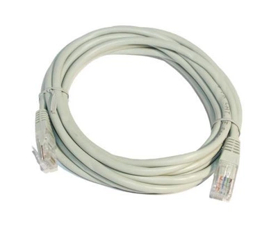 Патч-корд 3 м, UTP, Grey, Cablexpert, Cat.5e, CCA, PVC (PP12-3M)