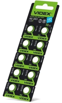 Батарейки AG6/LR921, Videx Excellent!, 10 шт, Blister