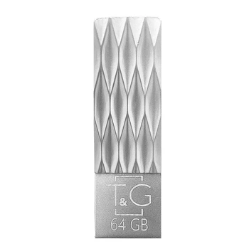 Флеш накопитель USB 2.0 64Gb T&G Metal TG103 серебристый (TG103-64G)