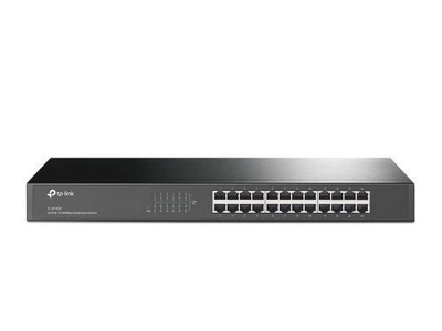 Комутатор TP-LINK TL-SF1024, 24xFE, 10/100 Mb/s, некерований, монтується у стійку