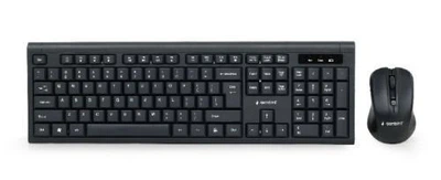 Комплект беспроводной Gembird KBS-WM-03-UA, черный (клавиатура+мышь)