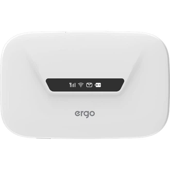 Модем 4G Ergo M126 box, білий, GSM GPRS/EDGE, HSPA+, DC-HSPA+, LTE, Wi-Fi, тип підключення USB