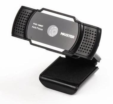 Веб-камера Maxxter WC-FHD-AF-01 черный, 1.3 Mpx, 1920x1080, Auto-Focus, USB 2.0, встроенный микрофон, (WC-FHD-AF-01)