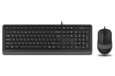 Комплект A4Tech Fstyler Sleek Multimedia Comfort F1010, черный/Grey, клавиатура+мышь, USB