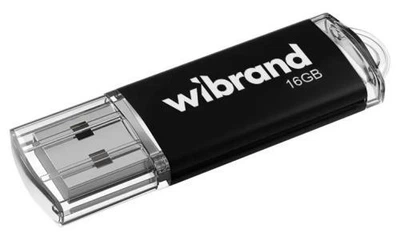 Флеш накопитель USB 16Gb Wibrand Cougar, черный, USB 2.0 (WI2.0/CU16P1B)
