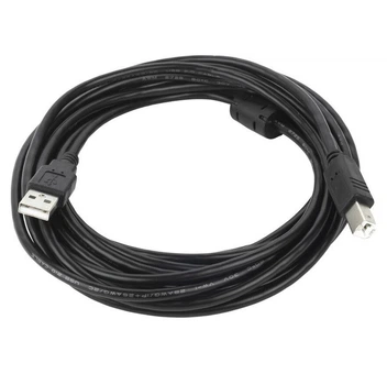 Кабель USB 2.0 AM - USB BM, 5 м, черный, ProfCable, ферритовый фильтр (ProfCable12-500)