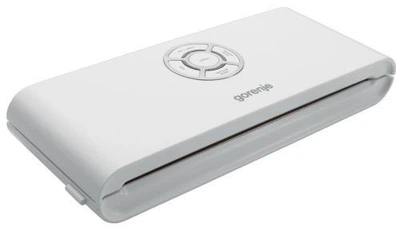 Вакуумный упаковщик Gorenje VS120W, белый, 120W, электронное управление, функция запаивания и вакуумирования