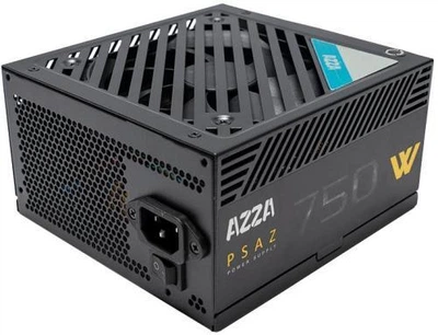 Блок питания 750 Вт, AZZA, черный, 80+ Bronze, 12 см, 2xMolex / 5xSATA / 4x6+2-pin / 1x20+4-pin / 1x4+4-pin, защита