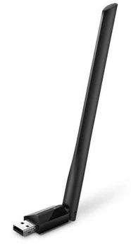 Сетевой адаптер USB TP-LINK Archer T600U Plus, черный, 5GHz / 2.4GHz, AC600 (433/200 Мбит/с), 5 dBi, USB 2.0