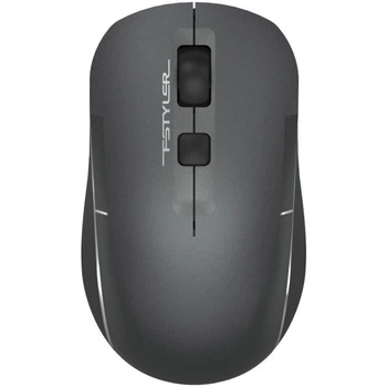 Миша A4Tech Fstyler FB26CS Air2 (Smoky Grey), BT+RF (Combo), bloetooth / 2.4 GHz / USB, підсвічування, 2000 dpi, кнопки 4 шт.,