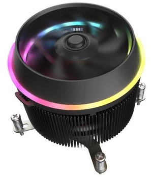 Кулер для процессора darkFlash Shadow, черный, алюминий/медь, 1x100 мм LED, для Intel 1851/1700/1200/115x, AMD AM5/AM4, до 90 Вт