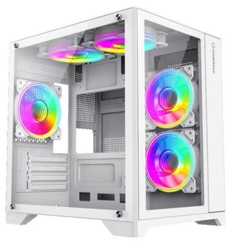 Корпус GameMax Infinity Mini белый, без БП, Mini Tower, Micro ATX / Mini ITX, 1хUSB 3.0, 2хUSB 2.0, 358х275х373 мм, 3.6кг