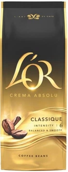 Кофе зерна, 1000г, Crema Absolute Classic, купаж арабика/робуста L`OR (kuh0015279)
